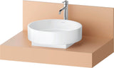 Duravit Balcoon Konsole 800x370x550 mm mit mittigem Ausschnitt, Elfenbein Matt