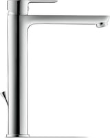 DURAVIT A.1 Einhebel-Waschtischmischer XL Chrom mit Zugstange – 180 mm Ausladung, Keramikmischsystem