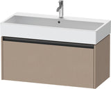 DURAVIT Ketho.2 Waschtischunterbau 984 mm betongrau matt mit 1 Auszug, wandhängend