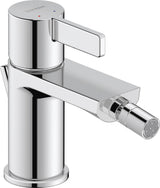 Duravit D-Neo Einhebel-Bidetmischer Chrom mit Zugstangen-Ablaufgarnitur, 125 mm Ausladung