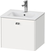 DURAVIT Waschtischunterbau Brioso 520 mm wandhängend weiß matt mit 1 Auszug und Soft-Close