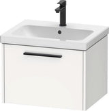 Duravit D-Code 2.0 Waschtischunterbau 584 mm Weiß Matt mit Auszug und Chromgriff