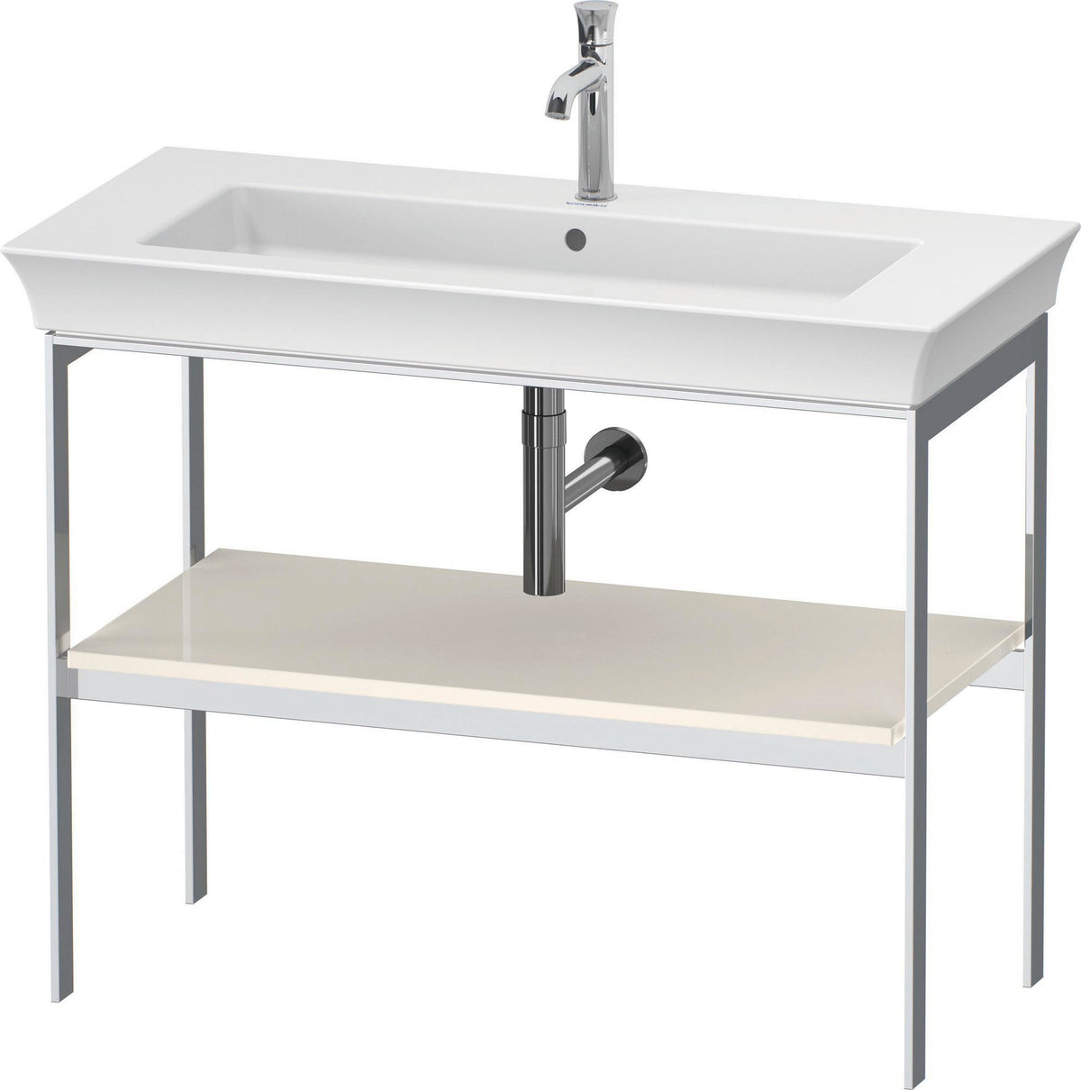 DURAVIT Metallkonsole White Tulip 984x760x450 mm Taupe Hochglanz von Philippe Starck