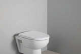 DURAVIT Univavo WC-Sitz D-Form tief 457 mm mit Absenkautomatik, abnehmbar, Edelstahl-Scharniere, Weiß