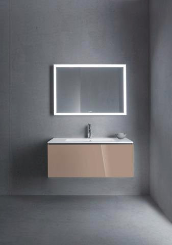 DURAVIT ME by Starck Möbelwaschtisch 1030 mm Weiß Seidenmatt mit Überlauf und 1 Hahnloch
