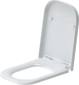 DURAVIT WC-Sitz Happy D.2 mit SoftClose Absenkautomatik, Edelstahl-Scharnieren, weiß, Duroplast