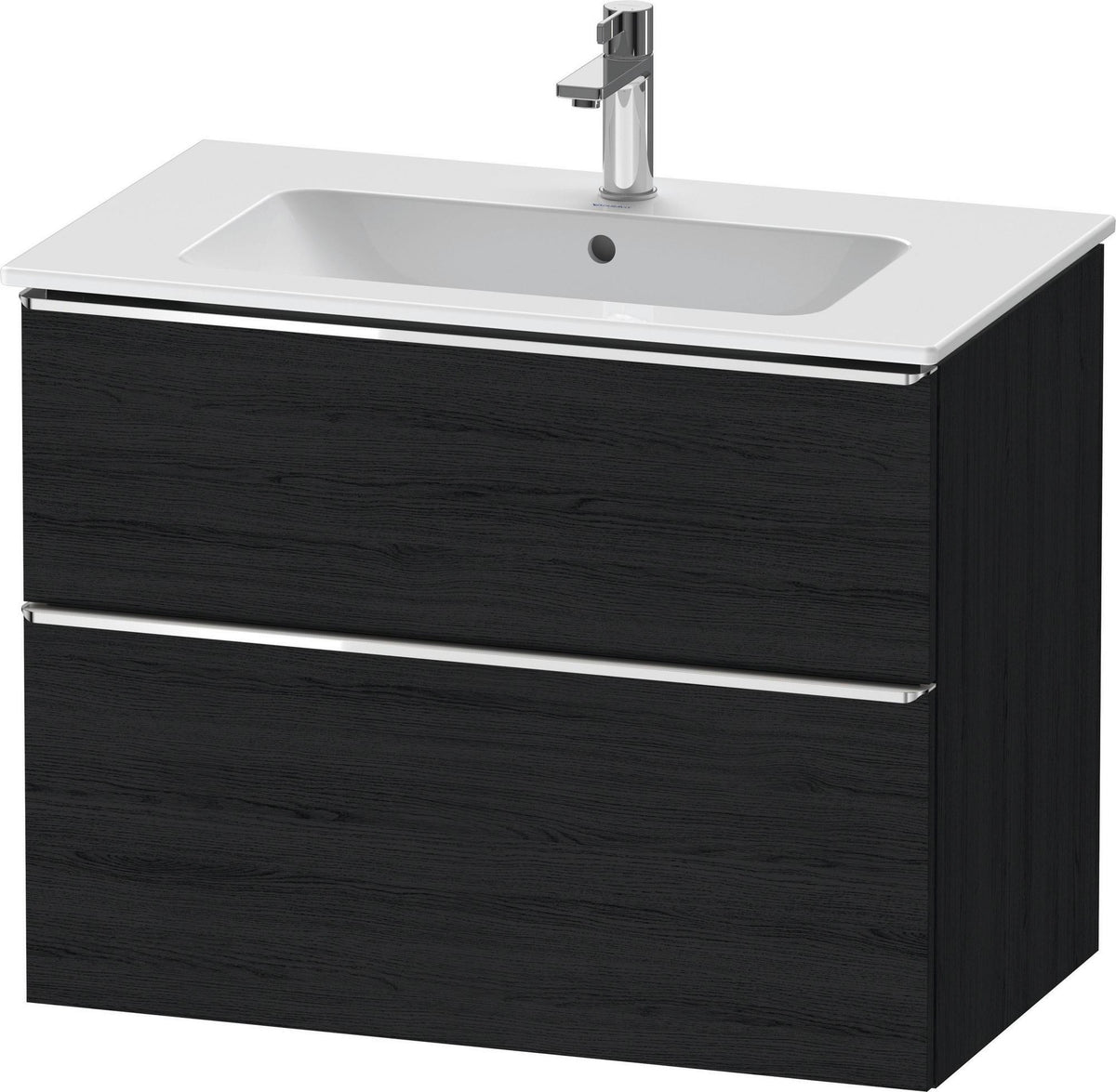 Duravit D-Neo Waschtischunterbau 810 mm betongrau matt mit Soft-Close-Auszug