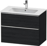 Duravit D-Neo Waschtischunterbau 810 mm betongrau matt mit Soft-Close-Auszug