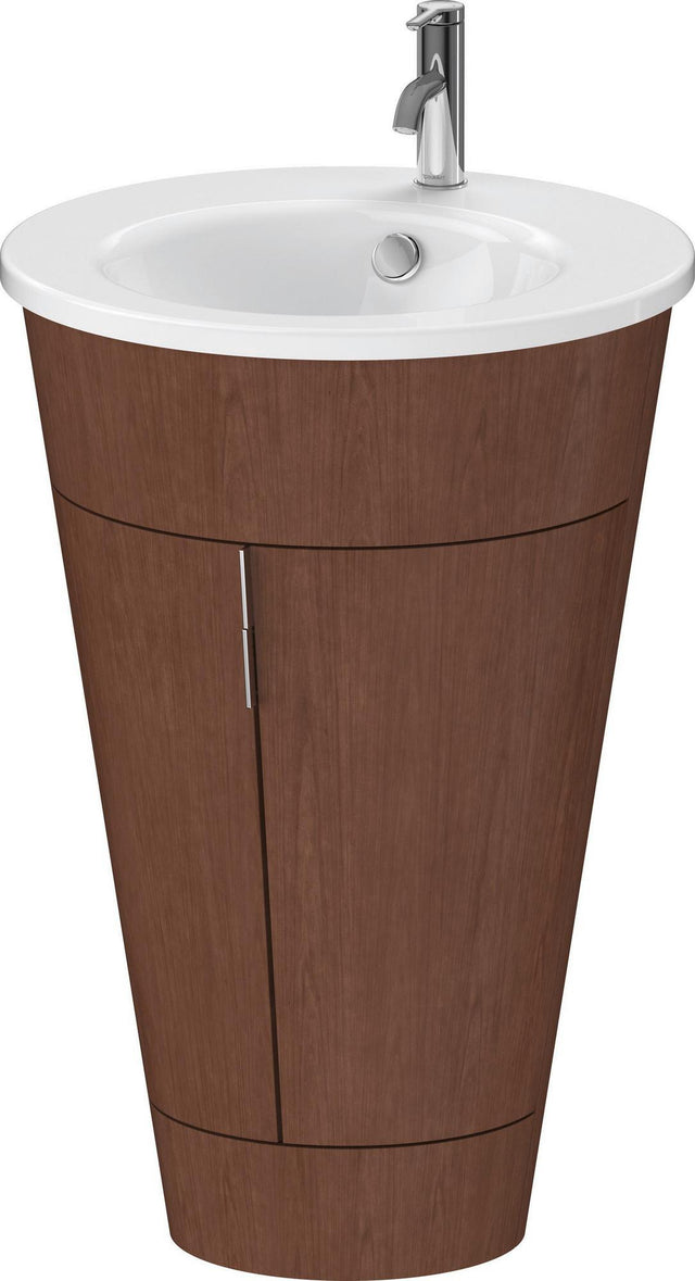 DURAVIT Waschtischunterbau Starck 1 bodenstehend 560 mm amerikanisch nussbaum, 2 Türen