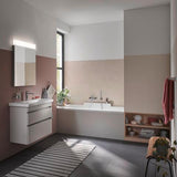 DURAVIT D-Code Handtuchhalter 848 mm Chrom – Wandmontage mit Befestigungsmaterial