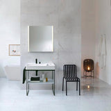 Duravit DuraSquare Glaseinleger für Metallkonsolen Cubic Line 380x770x8 mm