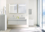 DURAVIT Ketho Waschtischunterbau wandhängend 1400 mm, 2 Auszüge, weiß matt