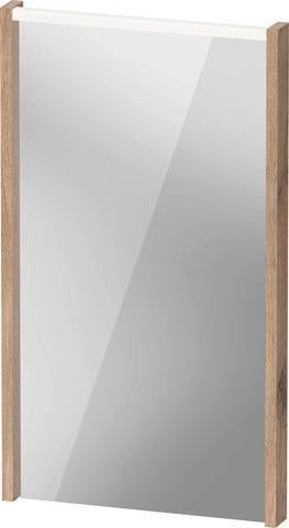 DURAVIT D-Code 2.0 Spiegel 400x700 mm mit LED-Beleuchtung, Basalt Matt