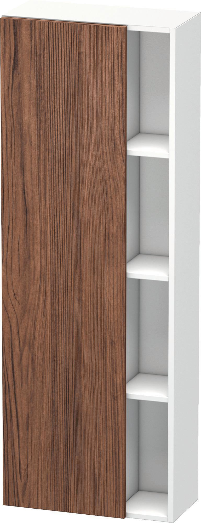 DURAVIT DuraStyle Hochschrank 1400 mm, 1 Tür links, weiß matt – wandhängend mit Soft-Close
