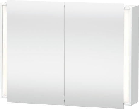 Duravit Ketho Spiegelschrank 1000 mm weiß matt – LED, Sensorschalter, 2 Türen