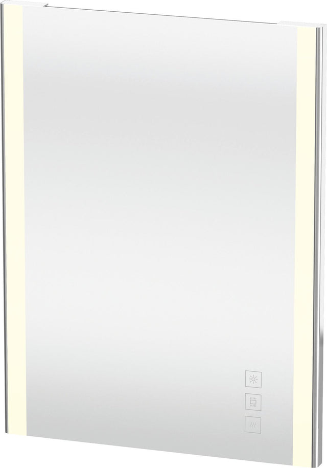 DURAVIT XSquare XS7011 Wandspiegel 600x800 mm mit Licht, Heizung & berührungsloser Bedienung