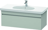 DURAVIT DuraStyle Waschtischunterbau 1000 mm wandhängend mit 1 Auszug und Soft-Close in Weiß Matt
