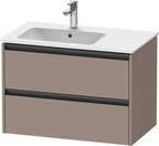 basalt matt / 2 Schubkästen / Waschtischunterbau