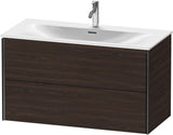 DURAVIT XViu Waschtischunterbau wandhängend 1010 mm, 2 Schubkästen, weiß matt – mit Tip-On-Technik