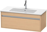 DURAVIT Ketho Waschtischunterbau 1000 mm betongrau matt mit 1 Auszug – ME by Starck Design