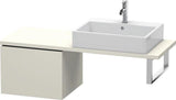Duravit L-Cube Konsolenunterschrank 520 mm amerikanisch Nussbaum mit Tip-On-Technik