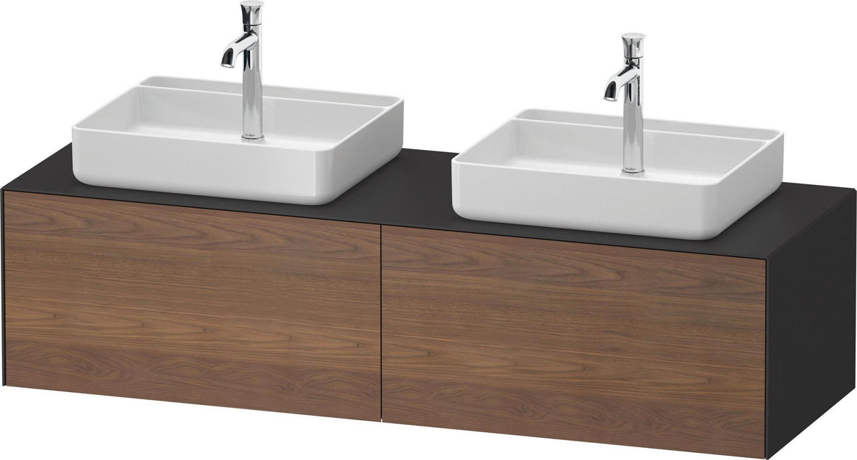 DURAVIT White Tulip Waschtischunterbau 1600 mm wandhängend, 2 Auszüge, weiß seidenmatt