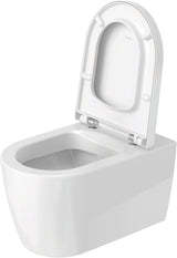 Duravit Wand-WC ME by Starck 570 mm Weiß Seidenmatt Tiefspüler mit WonderGliss