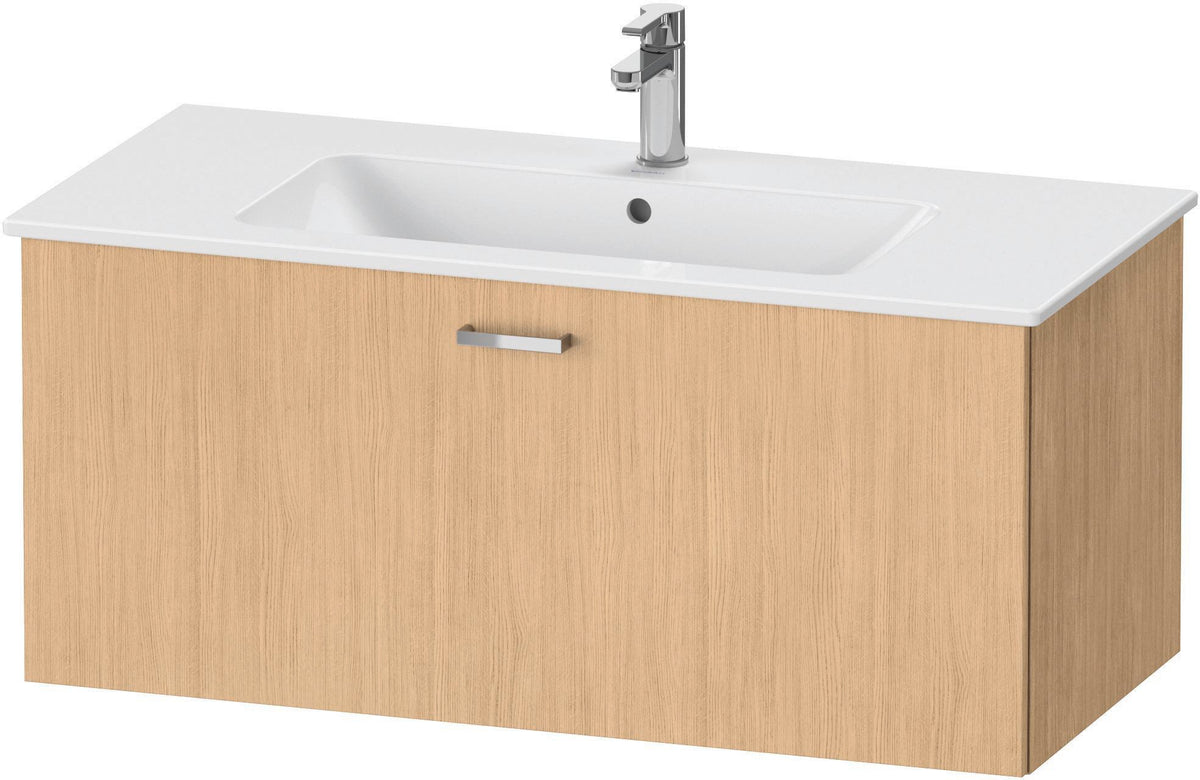 Duravit XBase Waschtischunterbau 600 mm wandhängend, 1 Auszug, weiß matt, mit Soft-Close