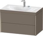 Mitteldichte Faserplatte (MDF) / grau / m.Viu,2Schk.,503x800x480mm 2Hl,champ.matt/flan.grey sem.,Rahmen