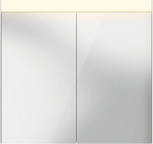 DURAVIT Spiegelschrank BETTER 760x810x148mm mit LED-Beleuchtung, Front- und Innenspiegel, Soft-Close