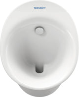 DURAVIT Urinal White Tulip von Philippe Starck, spülrandlos, weiß, mit Spüldüse & Befestigungsmaterial