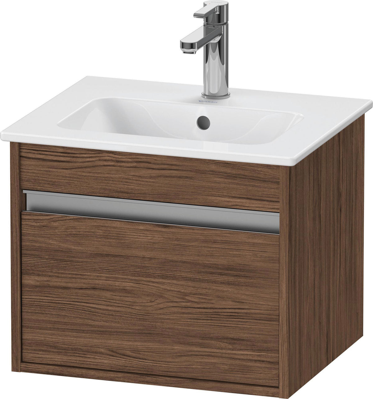 DURAVIT Ketho Waschtischunterbau 500 mm weiß matt, 1 Auszug, wandhängend, Soft-Close