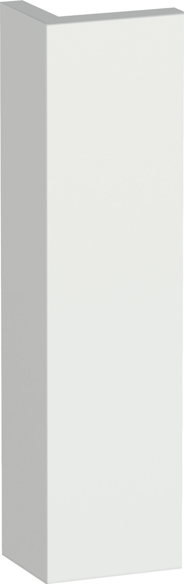 DURAVIT Korpusblende L-Cube 400 mm Weiß Matt – Passend für variable Breiten