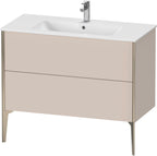 taupe matt / Spanplatte / Ausz.champagner