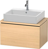 DURAVIT L-Cube Konsolenwaschtischunterbau 720 mm betongrau matt mit Tip-on-Auszug