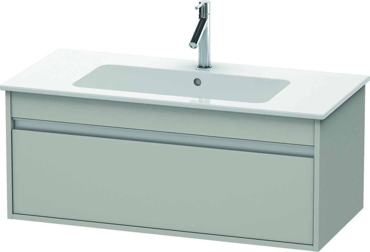 DURAVIT Ketho Waschtischunterbau 1000 mm betongrau matt mit 1 Auszug – ME by Starck Design