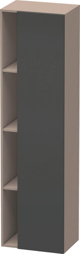 DURAVIT DuraStyle Hochschrank 360x500x1800mm, 1 Tür links, weiß matt – Wandhängend mit Soft-Close