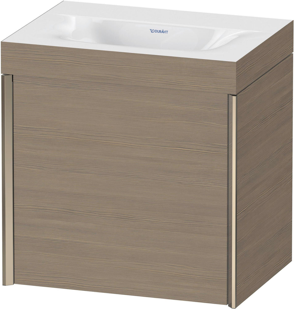 DURAVIT XViu Waschtischunterbauset c-bonded wandhängend 460x450x330 mm Eiche Schwarz