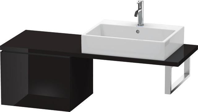 Duravit L-Cube Konsolenunterschrank 520 mm amerikanisch Nussbaum mit Tip-On-Technik