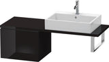 Duravit L-Cube Konsolenunterschrank 520 mm amerikanisch Nussbaum mit Tip-On-Technik