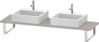 sonstige / Spanplatte / Konsole variabel L-Cube Compact 2 Aus schn.,30xvarx480,Taupe Matt