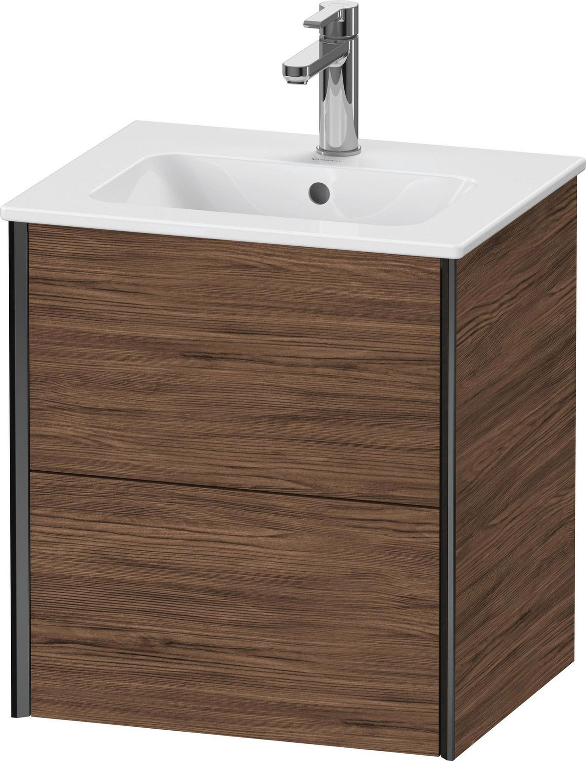 DURAVIT XViu Waschtischunterbau wandhängend 510 mm mit 2 Schubkästen und Tip-on Technik