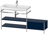 Duravit Waschtischset Happy D.2 Plus 1600x490mm ein Hahnloch taupe supermatt