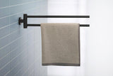 DURAVIT D-Code Handtuchhalter 2-armig schwenkbar 447 mm Chrom
