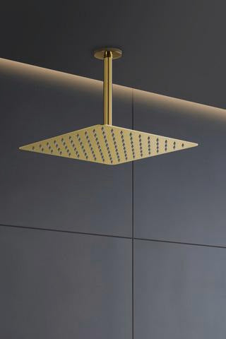 DURAVIT Brausearm L 200mm Deckenmontage Rosette rund Gold Poliert