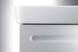 Duravit No.1 Waschtischunterbau wandhängend 490 mm, 1 Auszug, Weiß Matt – mit Soft-Close