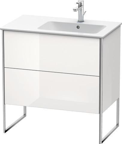 Duravit XSquare Waschtischunterbau 810x832x478 mm mit 2 Auszügen in seidenmattem Esche-Ahorn
