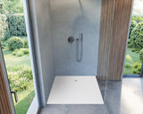 DURAVIT Sustano Duschwanne 800x800x30 mm Mineralguss Weiß Matt – Quadratisch, Bodenbündig