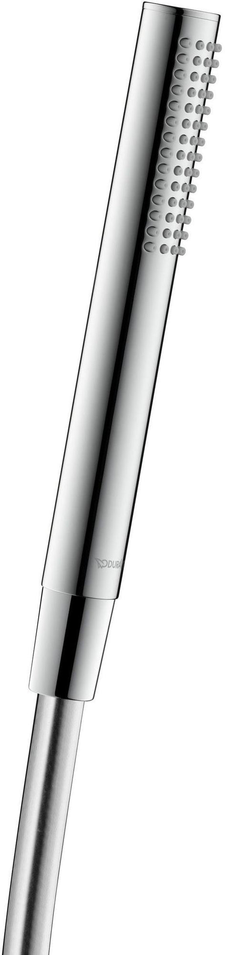 DURAVIT Stabbrause MinusFlow Rund Rain Schwarz Matt – Handbrause mit Antikalksystem, Messing
