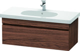 DURAVIT DuraStyle Waschtischunterbau 1000 mm wandhängend mit 1 Auszug und Soft-Close in Weiß Matt